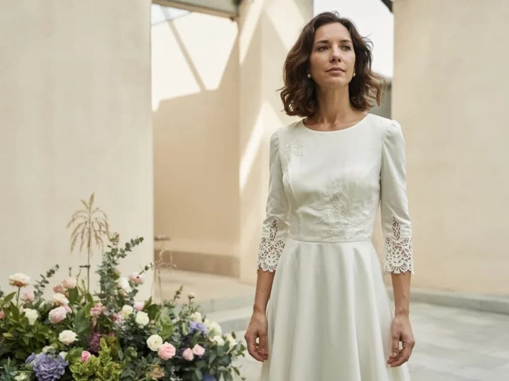 Strój na ślub cywilny po 40-tce: Porady stylistki